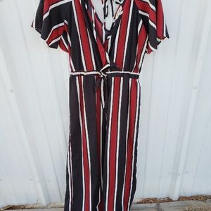 Stripped Jumpsuit